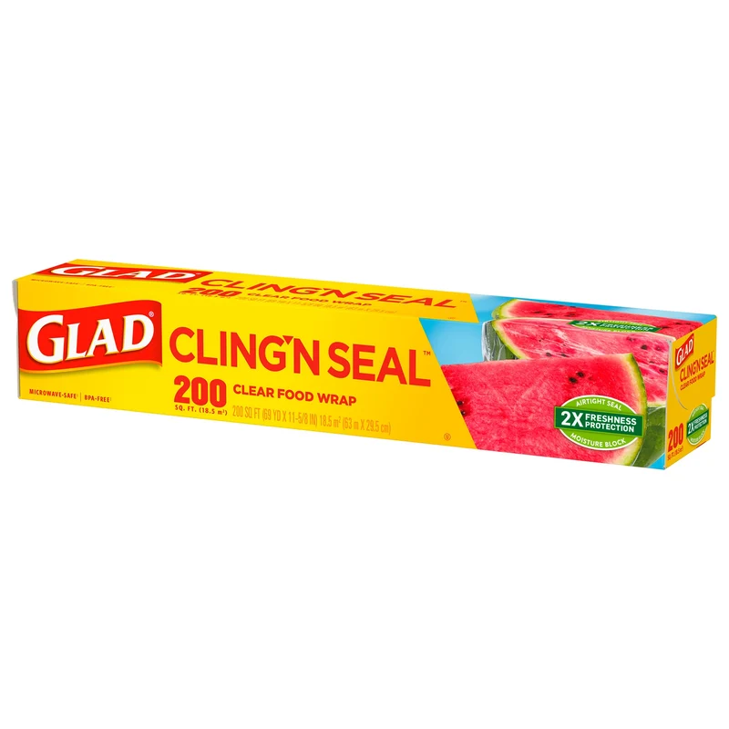 Plastic Food Wrap Glad® Clingwrap 200 Square Feet PRESS'N SEAL GLAD 200SQ FT (12/CS) MK-1223956