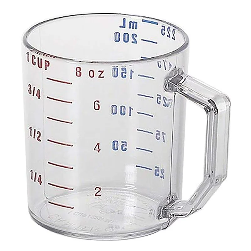 Measuring Cup Cambro Polycarbonate DRY CAMWEAR CLR 8OZ D/S MK-1238586