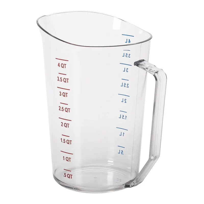 Measuring Cup Cambro Polycarbonate CAMWEAR POLYCARBONATE CLR 4QT D/S MK-1238514