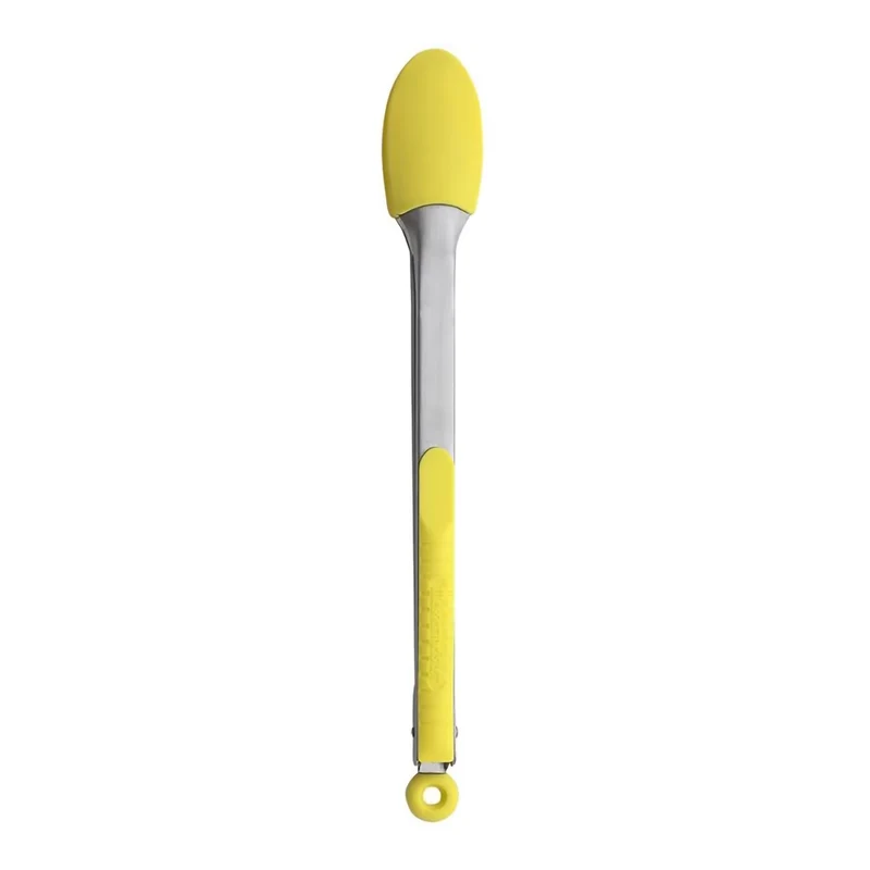Locking Tongs Darling Foodservice Stainless Steel MESSER MEISTER SIL COATED YLW 12" D/S MK-1238523
