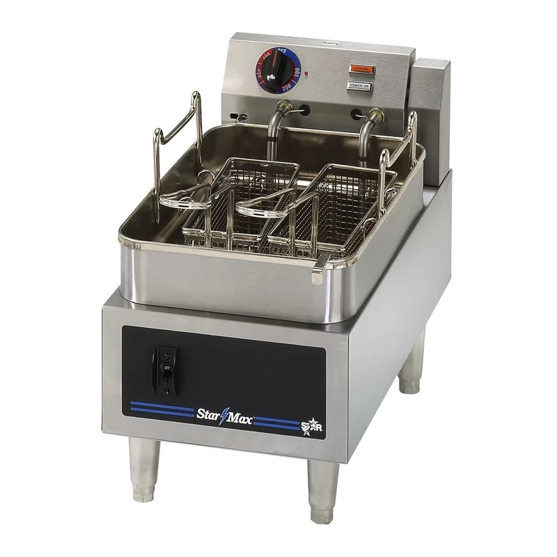 Countertop Electric Fryer Star® Stainless Steel W/TWIN BASKETS S/STL 15LB D/S MK-1257830