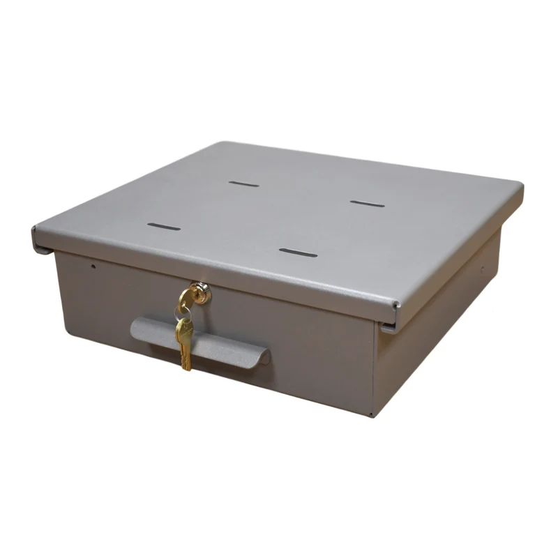 Alarm / Key / Lock / Lock Box Omnimed Refrigerator Storage Lock Box W/KEYEDALIKE LOCK ALUM MED MK-1220568