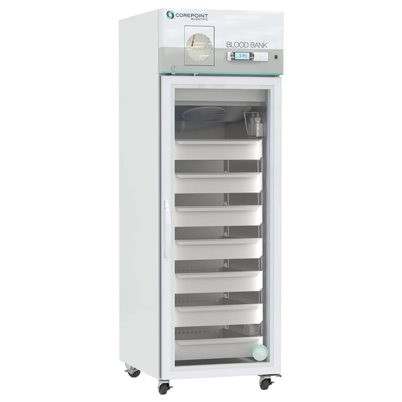 High Performance Refrigerator Corepoint™ Scientific Blood Bank 23 cu.ft. 1 Swing Glass Door Cycle DefrostBLOOD BANK GLASSDOOR RECORDER MK-1203269