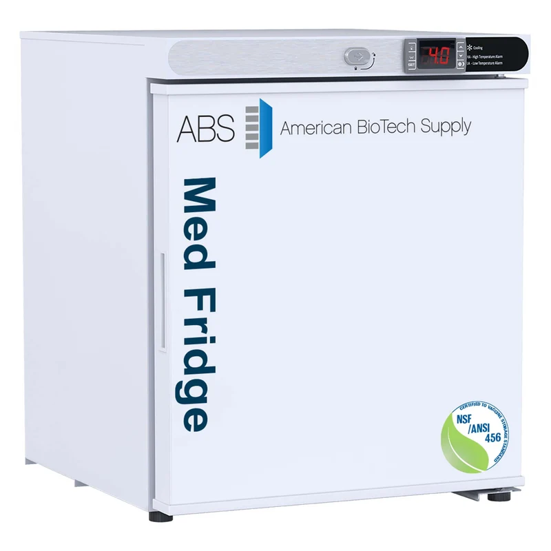 Countertop Refrigerator ABS® Pharmaceutical 1 cu.ft. 1 Solid Swing Door Cycle Defrost REFRIGERATOR, PHARMACY COUNTERTOP SOLID DOOR MK-1220713
