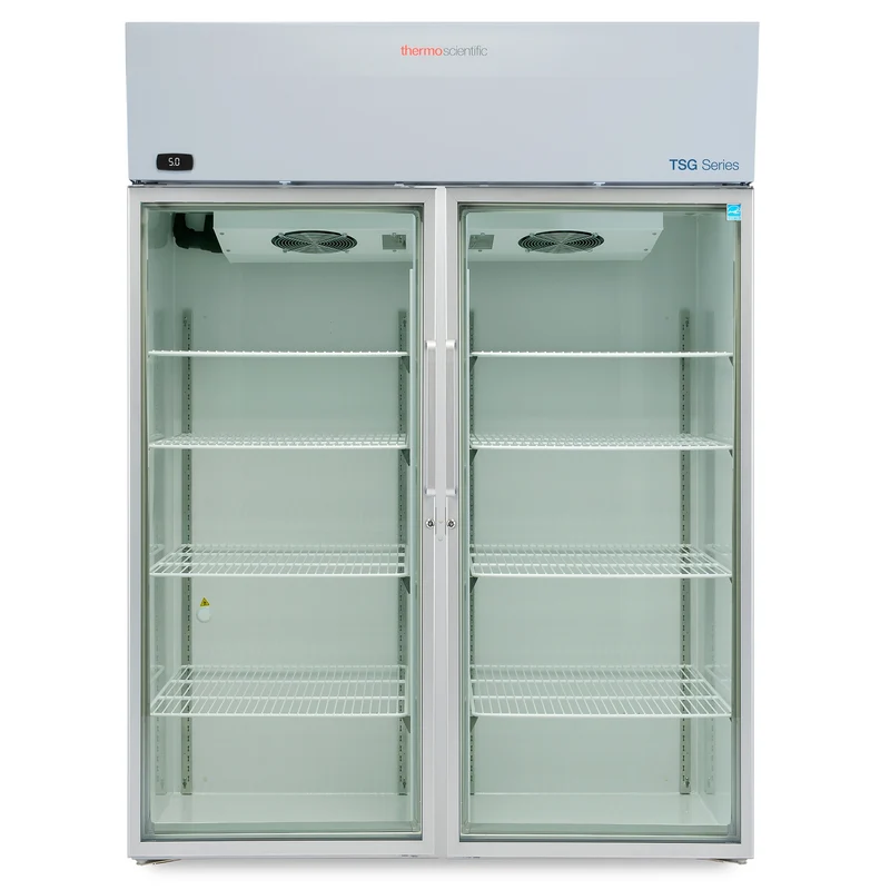 Upright Refrigerator Thermo Scientific™ Laboratory Use 51.1 cu.ft. 2 Glass Doors GENERAL PURPOSE TSG SERIES MK-1234581
