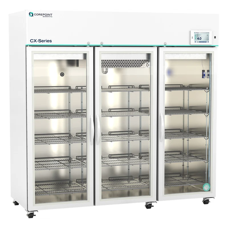 Upright Refrigerator Premium CX Series Laboratory Use 72 cu.ft. 3 Glass Swing Doors Cycle Defrost LAB CX SERIES TOUCHSCREEN MK-1266711