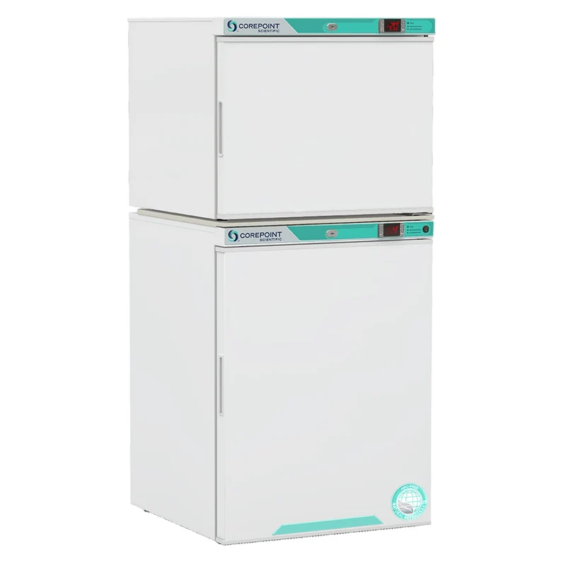 Undercounter Refrigerator / Freezer Nor-Lake Scientific® White Diamond Series Laboratory Use 6.9 cu.ft. 2 Solid Swing Doors Cycle Refrigerator / Manual Freezer Defrost NORLAKE WHT DIAMOND FRESTNDG MK-1230604