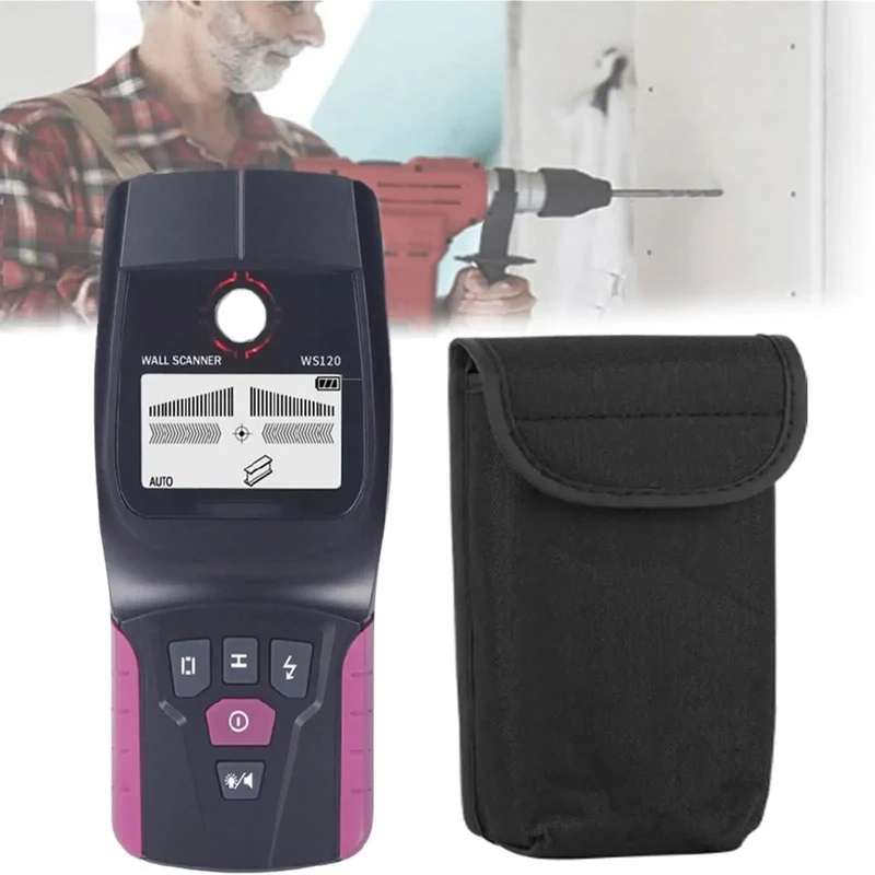 Game Changing Handheld Wall Scanner With Heavy Duty Stud Finder Tech For Snagging Live Wires Metal Conduits And Hidden Wood Framing Dead On Precision Clean Layout Reliable Action For Contractors And Weekend Warriors Handling Tough Home Repair Jobs Daily
