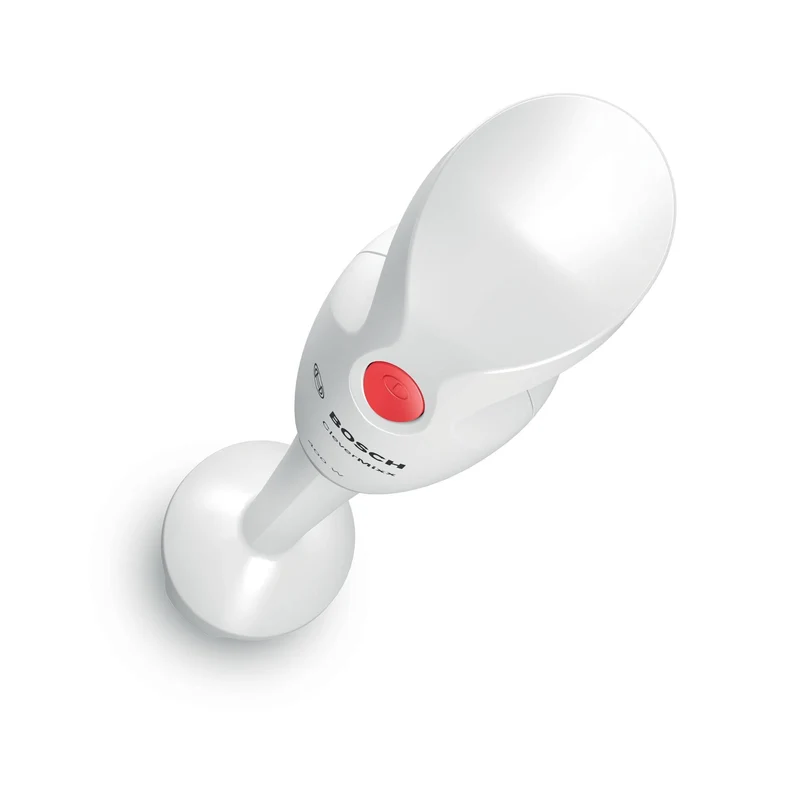 Bosch Frullatore a Immersione MSM14000, 400 W, Impugnatura Ergonomica, Facile da Usare, Piede Mixer Rimovibile e Lavabile in Lavastoviglie, Bianco, Rosso
