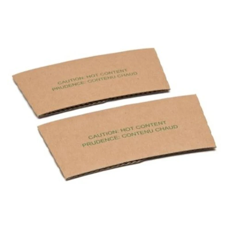 Paper Sleeves Kraft - Caution