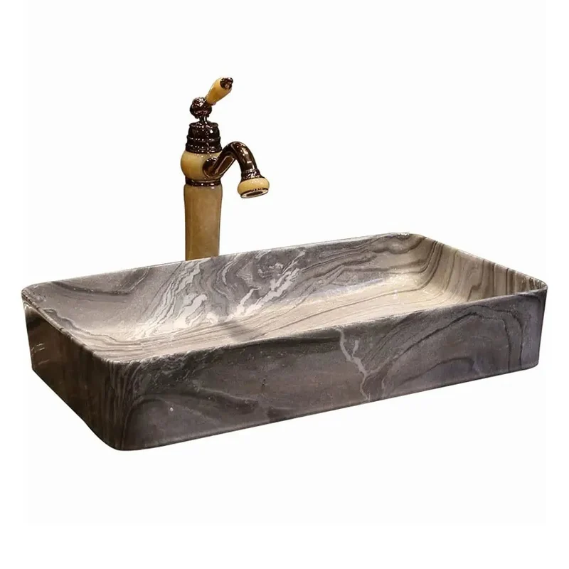 Premium Rectangular Ceramic Vessel Sink With Faucet Top Tier Countertop Basin Straight Upgrade For Vanity Clean Luxury Washbasin Real Deal Decor Game Changer