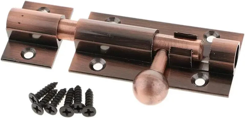 Rugged Sliding Barrel Bolt Door Lock With Heavy Duty Gate Latch For Secure Shed Entry No Sweat Install And Solid Alloy Body Built Different Tough As Nails Outdoor Security