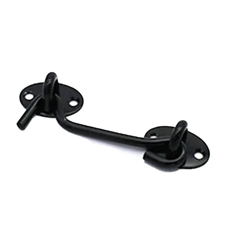 Premium Heavy Duty Zinc Door Hook And Eye Latch Set With Screws For Rock Solid Gate Window Cabinet Privacy Lock Built Tough For Daily Use And Rust Proof