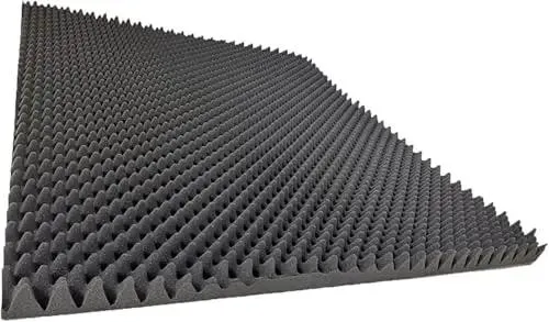 Game Changing Egg Crate Foam Acoustic Panels For Upright Piano Room Soundproofing Wall Padding Black Noise Reduction Heat Insulation Pads To Kill The Echo And Keep It Tight