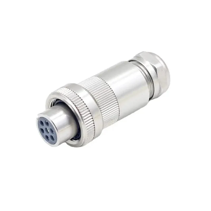 Straight Shooter Proportional Valve Socket Featuring 7 Pin Aviation Plug DIN EN175201-804 Standard Heavy Duty Industrial Connector No Sweat Installation Smooth Fluid Transfer Works Perfect With Heavy Machinery And Hydraulics