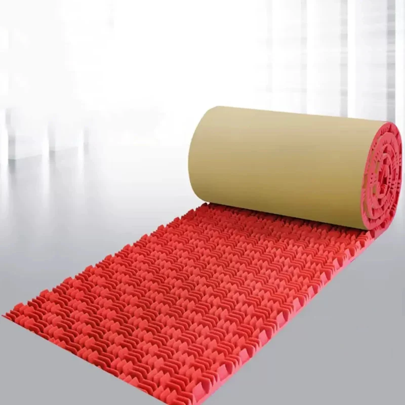 Top Shelf Acoustic Foam Panels For Wall Sound Proof Padding With Water Resistant Polyurethane That Blocks Unwanted Noise Like Champ And Keeps Your Space Chill In A Durable Red Finish