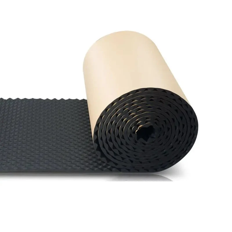 Heavy Hitter Egg Crate Acoustic Foam Panels Self Adhesive Sound Dampening Wall Tiles For Home Studios And Gaming Rooms Crushing Echoes While Keeping Vocal Mixes Fresh And Sharp Black 3.2X32 Foot Roll