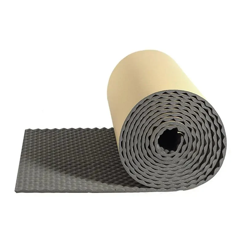 Level Up Your Home Studio Setup With These High Density Egg Crate Acoustic Foam Rolls That Stick Like Crazy To Block Bad Echoes Smoothly And Deliver Crisp Broadcast Audio For Podcasters Streamers And Gamers Craving Silent Vibes