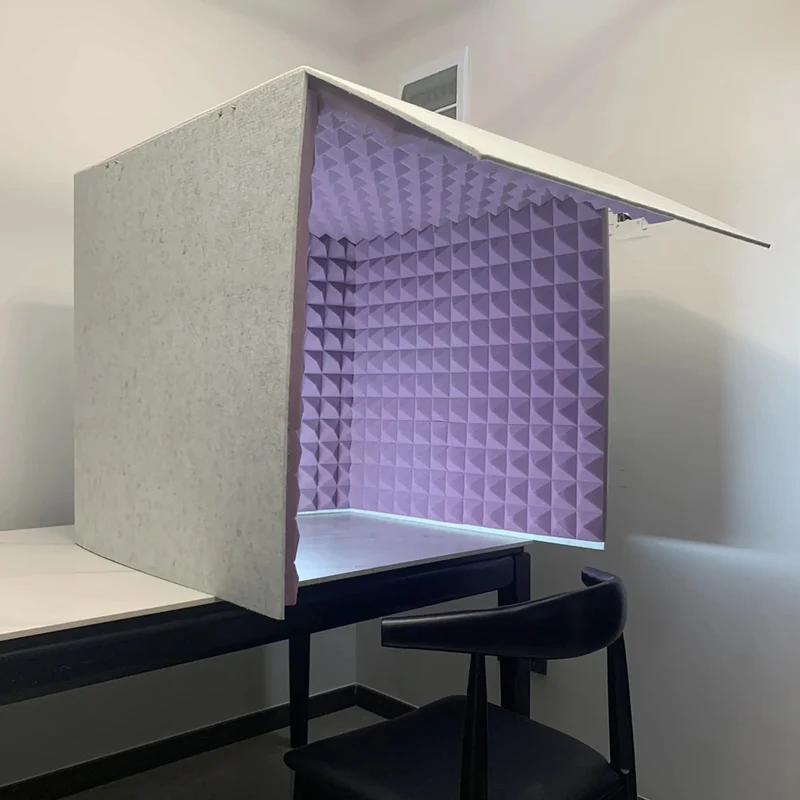 Portable Desktop Microphone Isolation Shield Featuring Dense Acoustic Foam Panels For Dead Silent Room Treatment And Tight Noise Dampening That Makes Your Podcast Vocals Sound Sick Straight Up