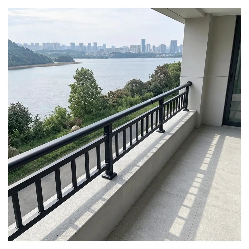 Rock Hard Galvanized Steel Fence Height Extender Topper Kit That Slaps Extra Security to Your Balcony or Yards with a Sleek Horizontal Picket Rail That Handles Mother Nature Like a Champ
