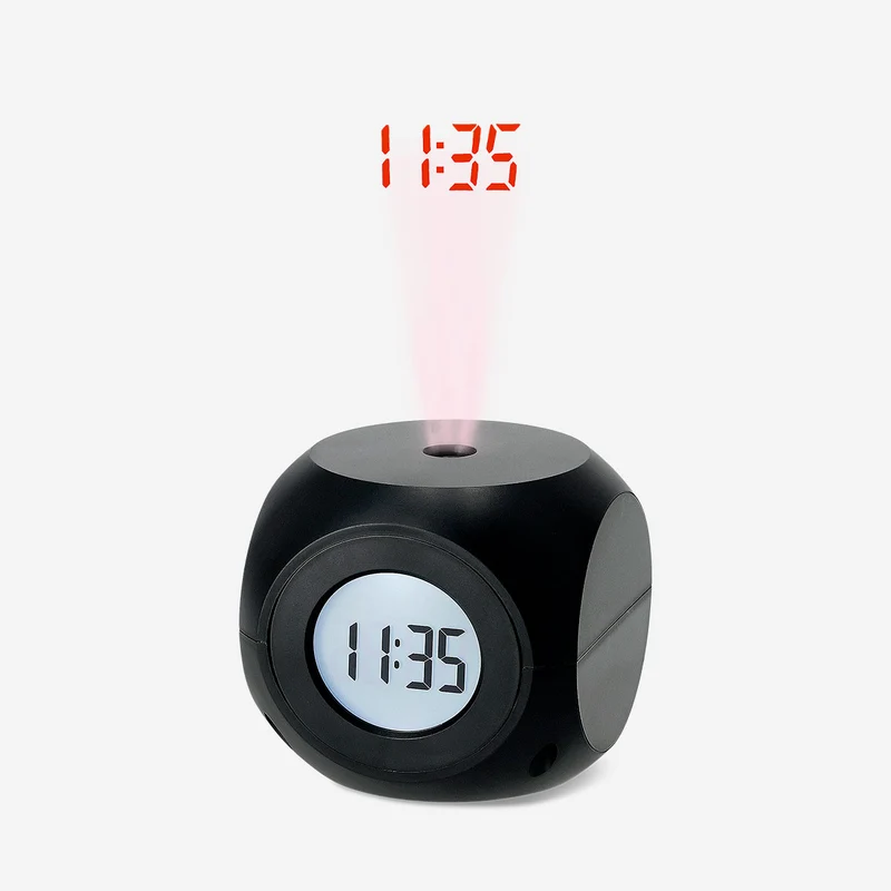 Alarm clock with projector display