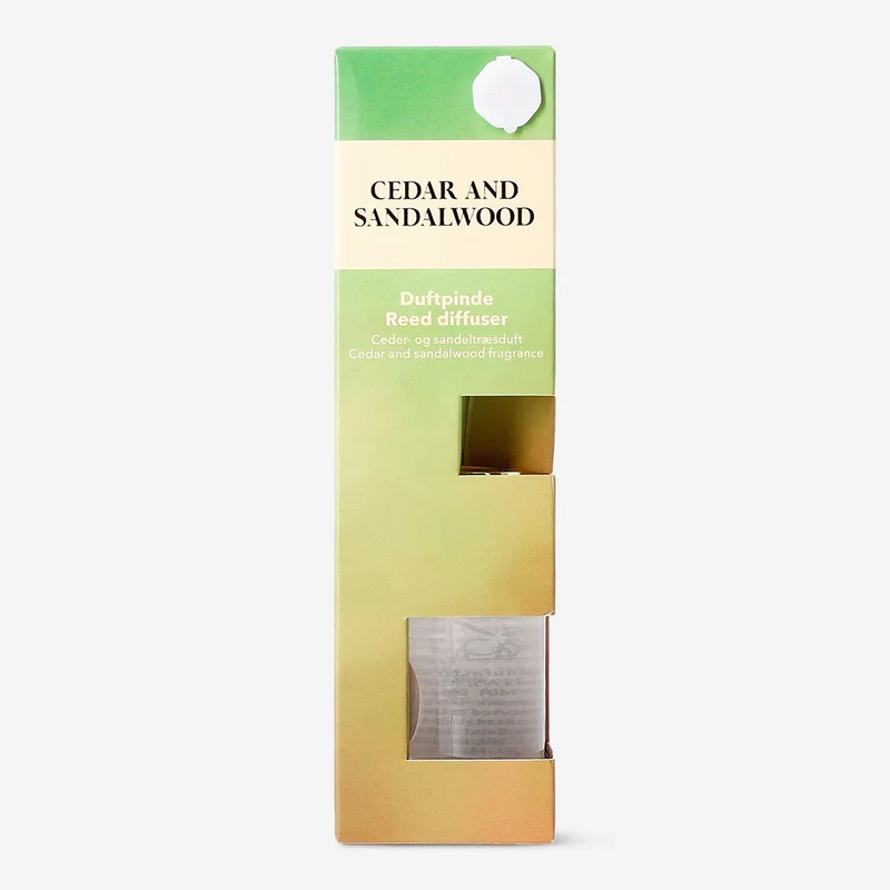 Reed diffuser with cedar and sandalwood fragrance - 30 ml