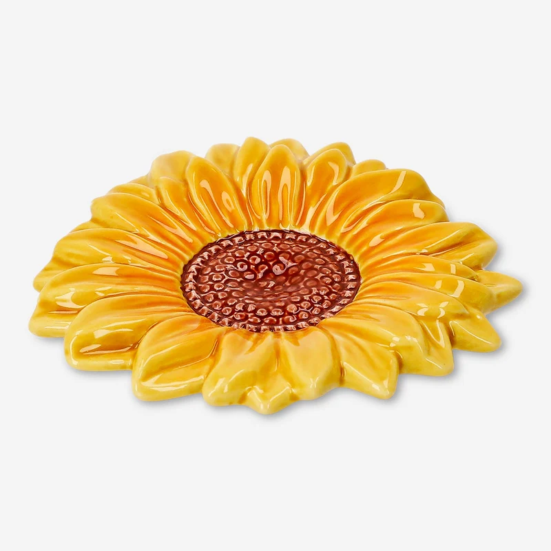 Ceramic sunflower dish - 10 cm
