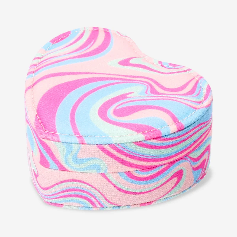 Marble heart jewellery box