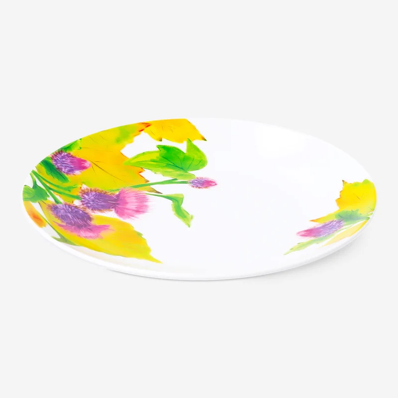 Plate with autumn print - 21 cm