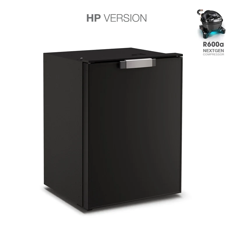 Ⓜ️🔵🔵🔵 Vitrifrigo C42DWL CHR HP - Frigo-Freezer, A cassetto, 42 Litri, Nero, Luce LED, A x L x P 53.2x38x38.4 cm