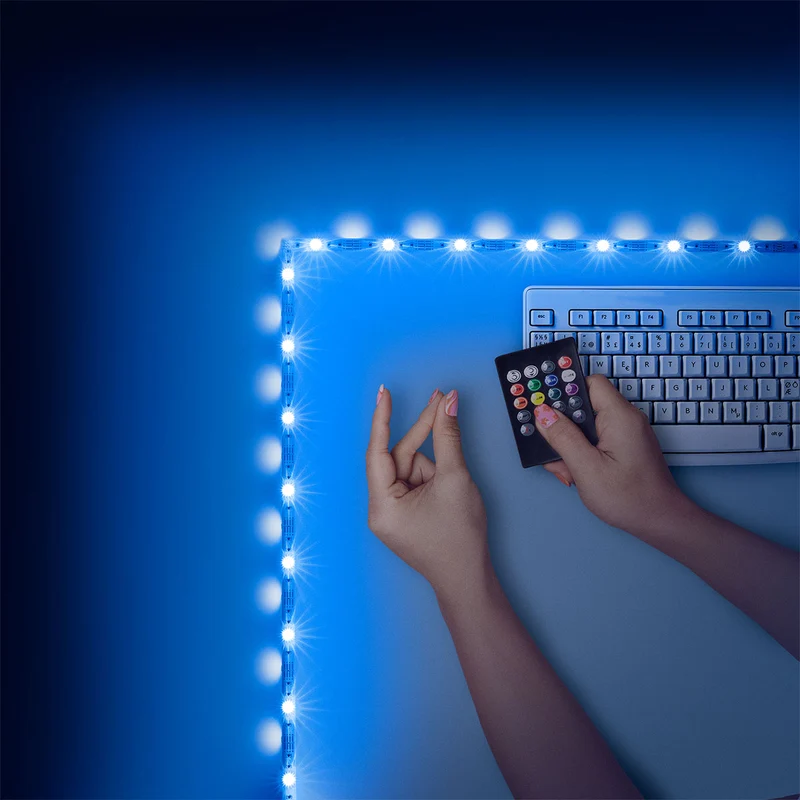 Sound reacting LED strip