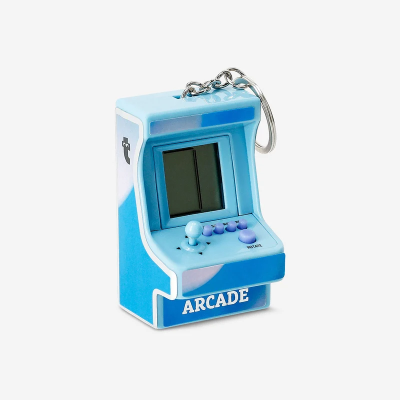 Keyring - Blue arcade game