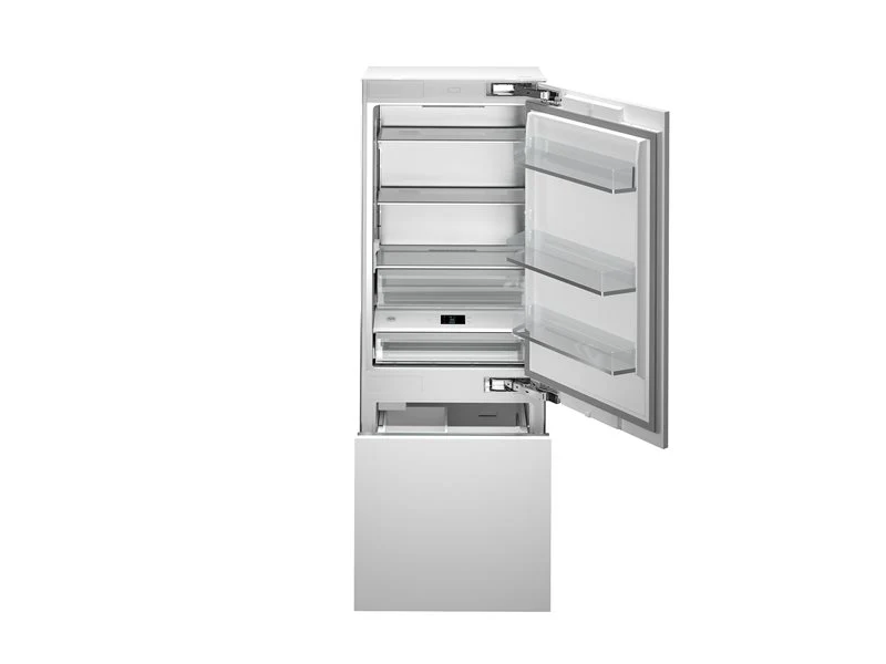 Ⓜ️🔵🔵🔵 BERTAZZONI RBM75S5FPNS - Frigorifero Combinato, Incasso, 75 cm, Panel Ready, Serie Master, Ice-Maker, Distributore d'Acqua, 323L Frigorifero, 126L Congelatore, Dual Cooling Total No-Frost, Nuova Classe E