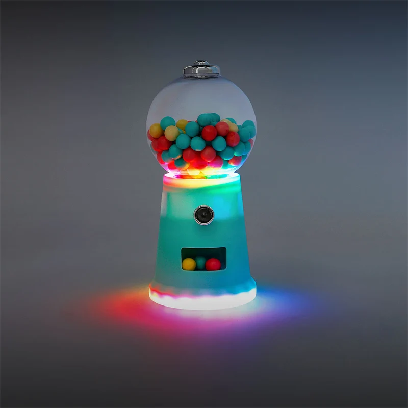 Sweet vending machine with light