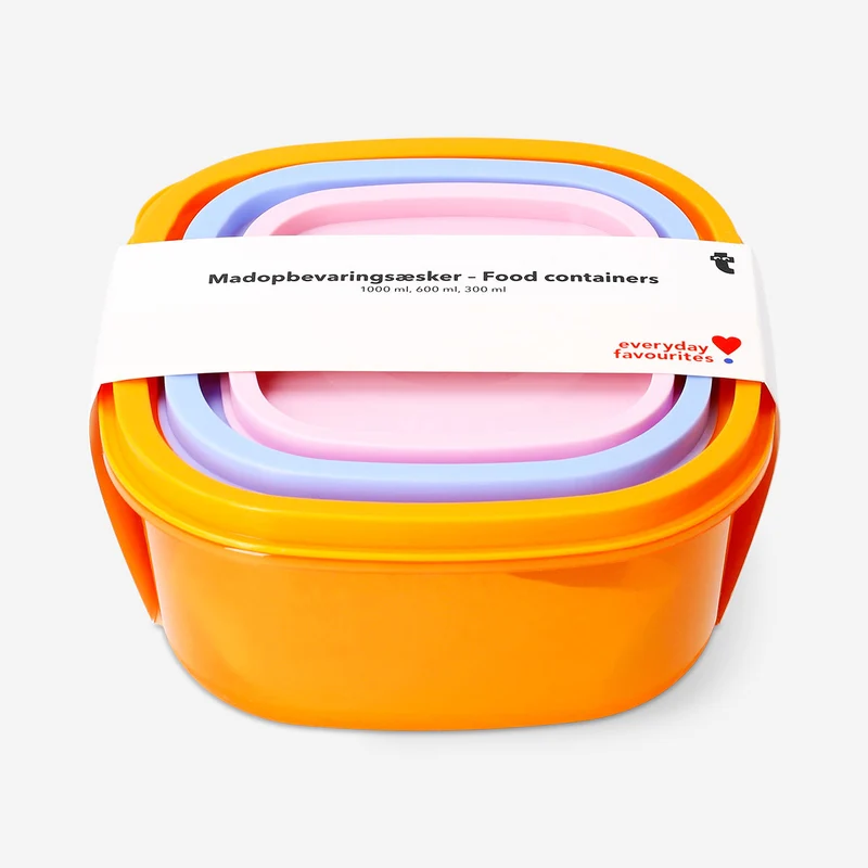 Food containers - 3 pcs