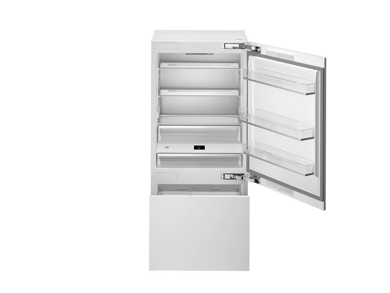 Ⓜ️🔵🔵🔵 BERTAZZONI RBM90S5FPNS - Frigorifero Combinato, Incasso, 90 cm, Panel Ready, Serie Master, Ice-Maker, Distributore d'Acqua, 399L Frigorifero, 157L Congelatore, Dual Cooling Total No-Frost, Nuova Classe E