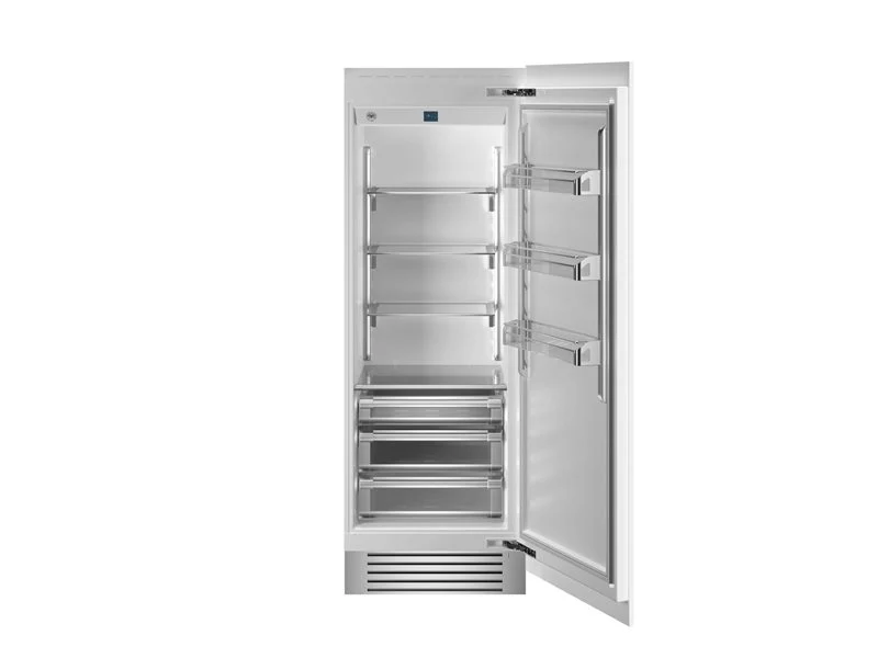 Ⓜ️🔵🔵🔵 BERTAZZONI LRD755UBRPTT/24 - Colonna Frigorifero, Incasso, 75 cm, Panel Ready, Serie Modern, Touch & Scroll, Display TFT, Nuova classe E