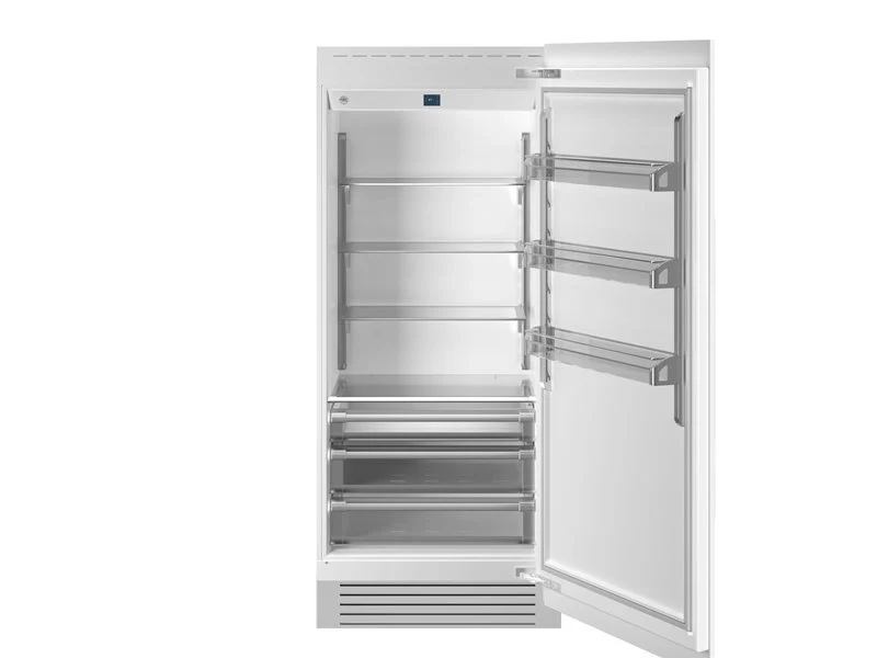 Ⓜ️🔵🔵🔵 BERTAZZONI LRD905UBRPTT/24 - Colonna Frigorifero, Incasso, 90 cm, Panel Ready, Serie Master, Touch & Scroll, Display TFT, Nuova classe E
