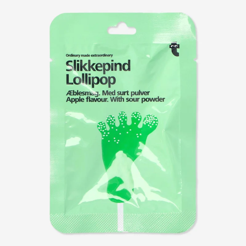 Lollipop with Sour Apple Powder