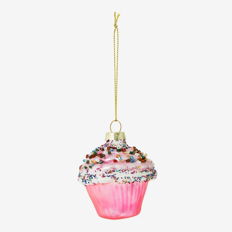 Christmas bauble. Cupcake