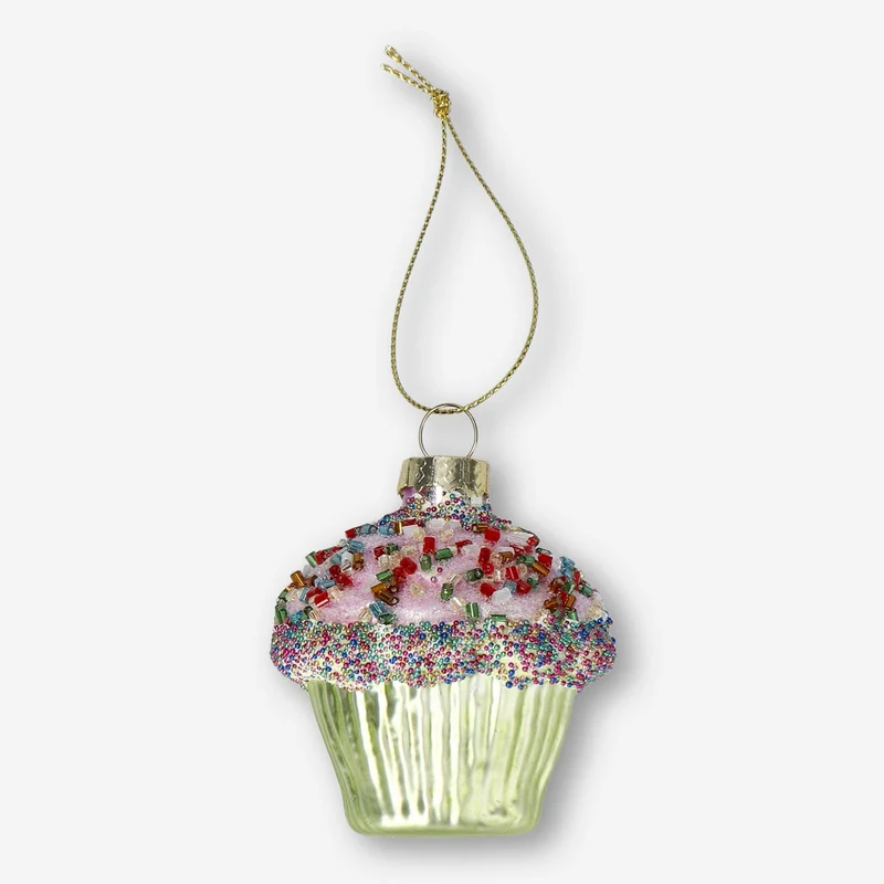 Christmas bauble. Cupcake