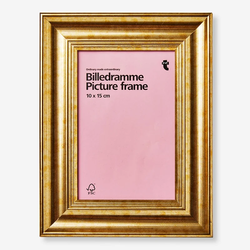 Gold Picture Frame - 10x15 cm