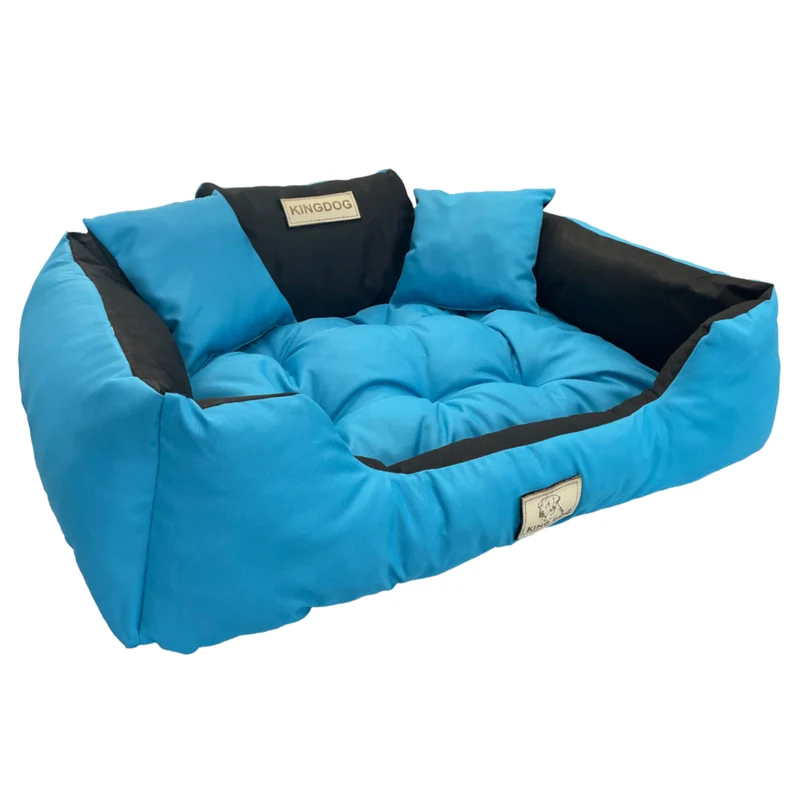 Letto grande per cani e gatti Cuccia75 x 65 Blu - Kingdog taglia M