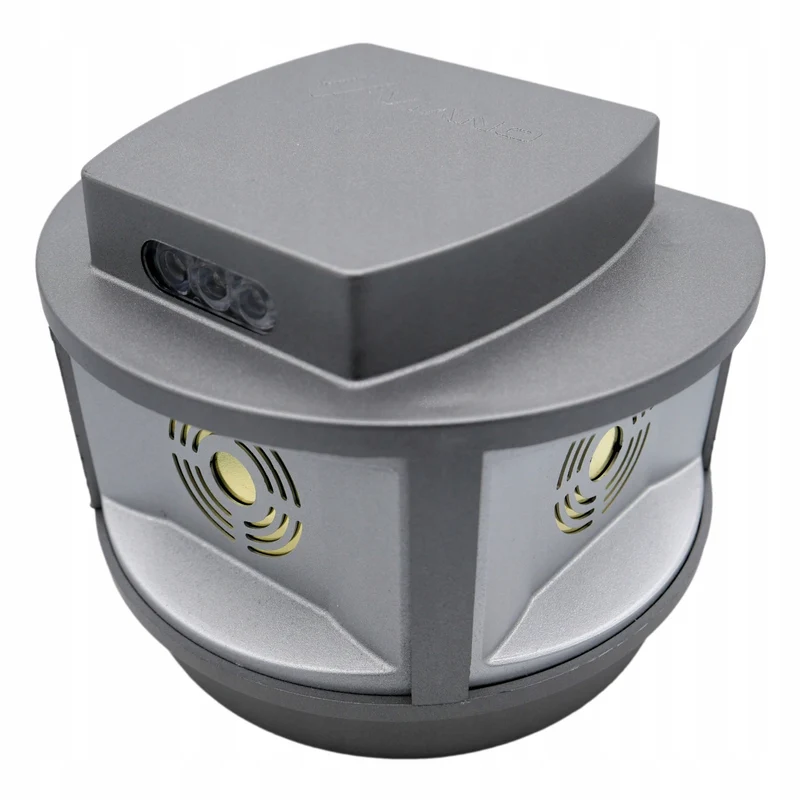 Dissuasore roditore senza fili per topi di martora Viano, IP44, batteria ricaricabile agli ioni di litio da 4Ah, modalità LED, Trio