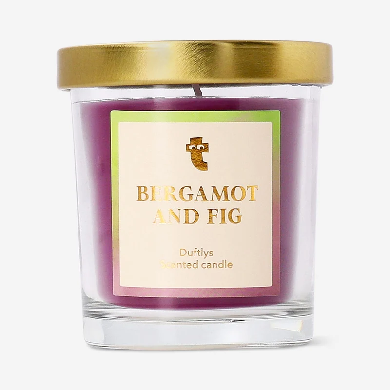 Scented candle - Bergamot and fig fragrance