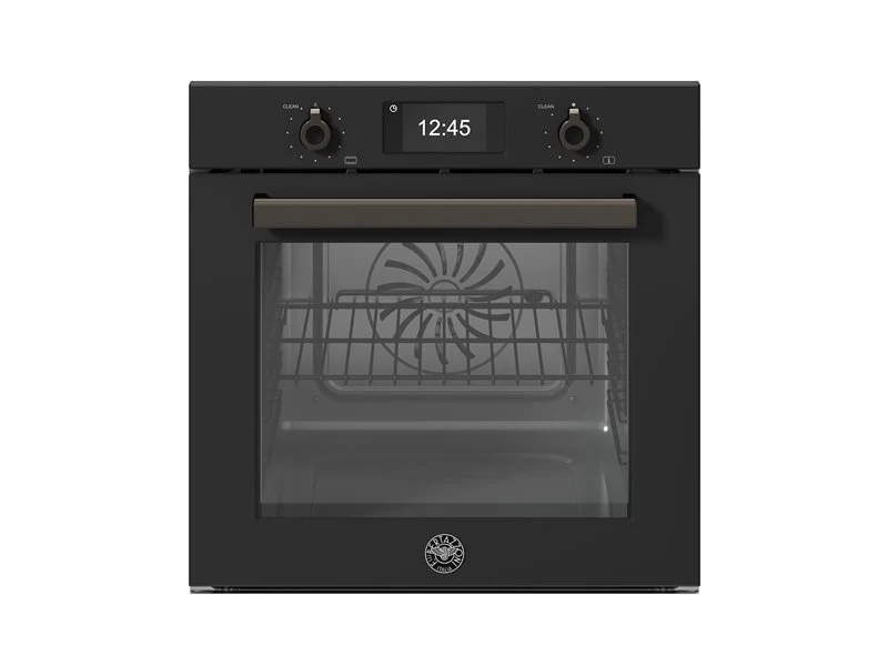 Ⓜ️🔵🔵🔵 BERTAZZONI FPRO6117PTN3 - Forno elettrico, Incasso, 60 cm, Carbonio, Serie Professional, 11 Funzioni, Display TFT, Pirolitico, Nuova classe A++