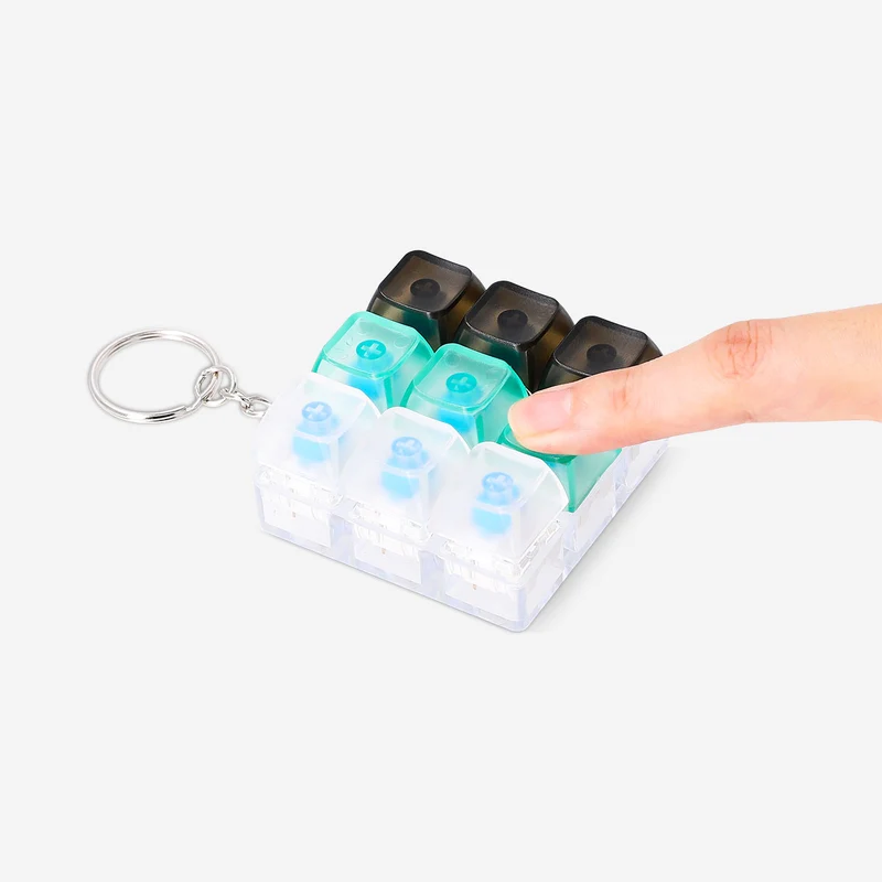 Keyring - Transparent clicking toy