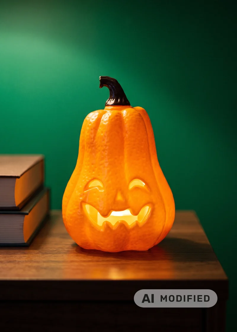 Luminous pumpkin - 18 cm
