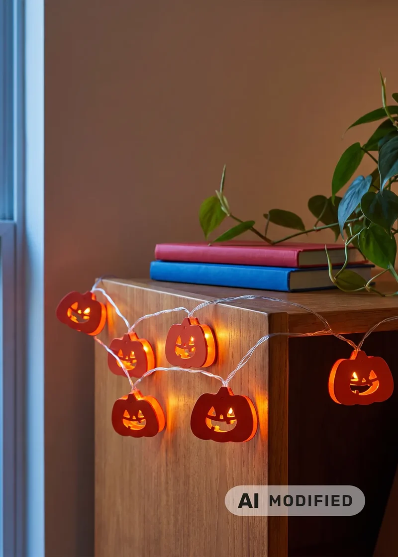 String lights - Halloween pumpkins