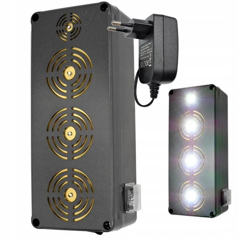 Viano repellente per topi roditori, IP65, LED, King